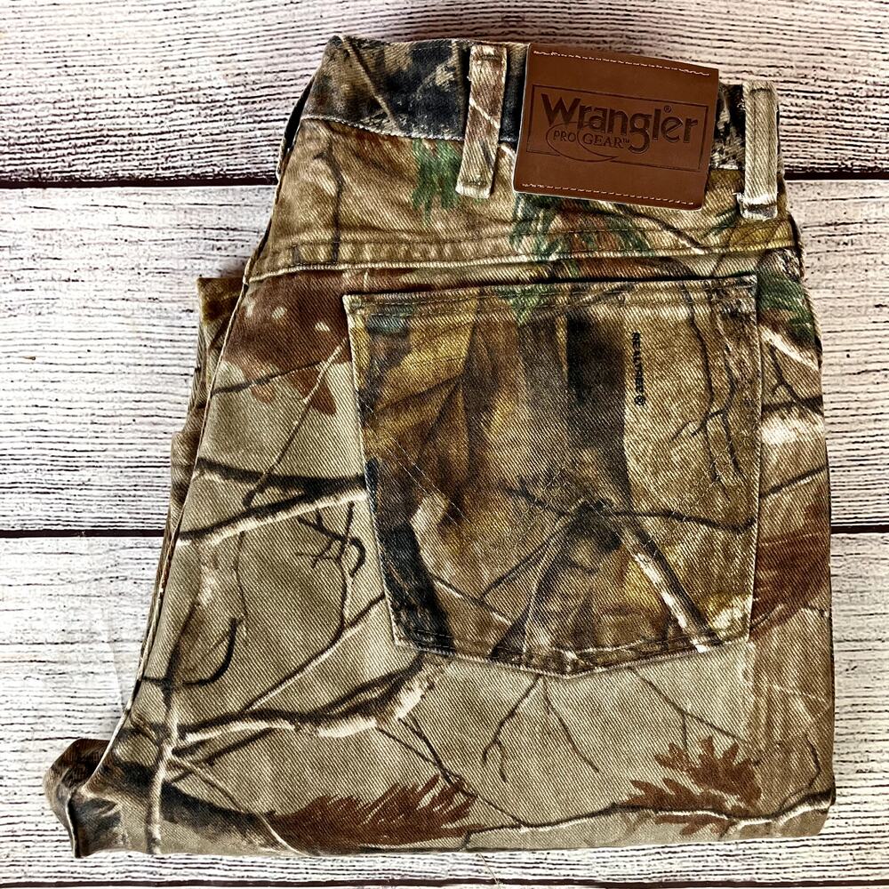Vintage Wrangler Realtree Camouflage Denim Jeans